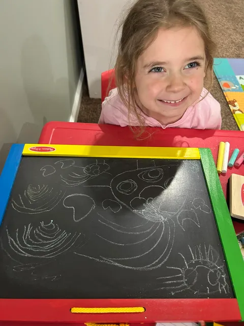 Children enjoying a creative activity