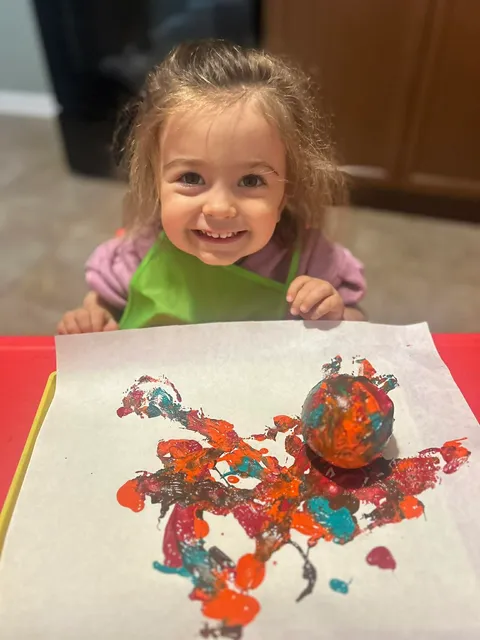 Children enjoying a creative activity