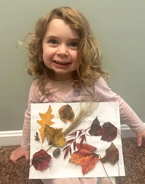 Children making art together