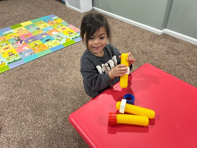 Little ones exploring at daycare